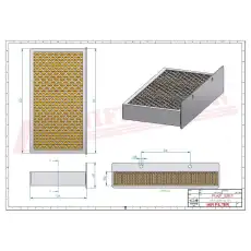 Салонный фильтр HIFI SC70100
