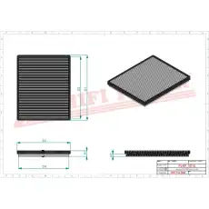 Салонный фильтр HIFI SC60077