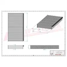 Салонный фильтр HIFI SC50152