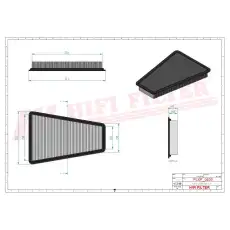 Салонный фильтр HIFI SC70132