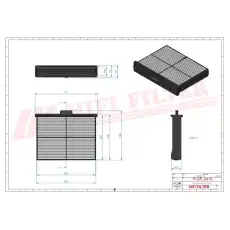 Салонный фильтр HIFI SC80078