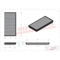 Салонный фильтр HIFI SC80051