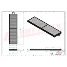 Салонный фильтр HIFI SC80082