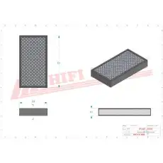 Салонный фильтр HIFI SC90034