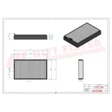 Салонный фильтр HIFI SC80084