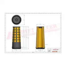 Фильтр воздушный HIFI SA16495
