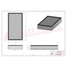 Салонный фильтр HIFI SC70110CAG