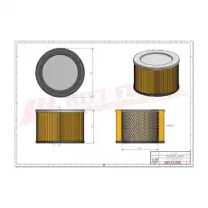 Фильтр воздушный ASR988706AA009 HIFI