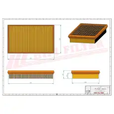 Фильтр воздушный HIFI ASP000205AA011