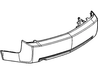 Бампер задний 12335546 CADILLAC