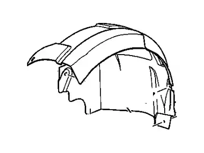 Подкрылок CADILLAC 25940077