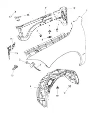 Крыло DODGE 68054338AF