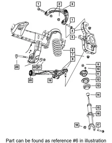 Крыло DODGE 55234708