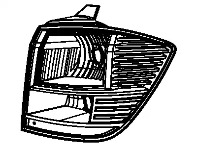 Фонарь задний DODGE 5116290AG