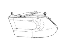 Фара DODGE 68093217AB