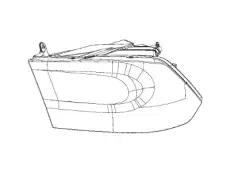 Фара DODGE 68093217AD