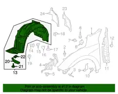Крыло HONDA 74101-TBA-A10
