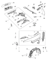 Крыло JEEP 68103309AA
