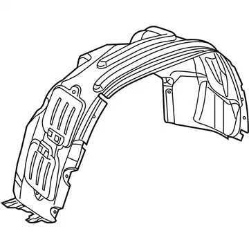Подкрылок JEEP 68209688AE