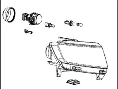 Фара JEEP 55079379AF