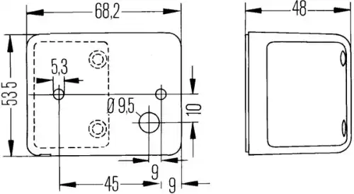 Фонарь габаритный HELLA 2SA 006 679-027