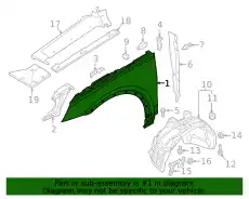 Крыло VAG 80A821105A