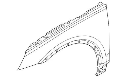 Крыло VAG 80A821105A