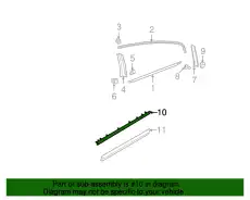Накладка двери правый 3C0853754C VAG