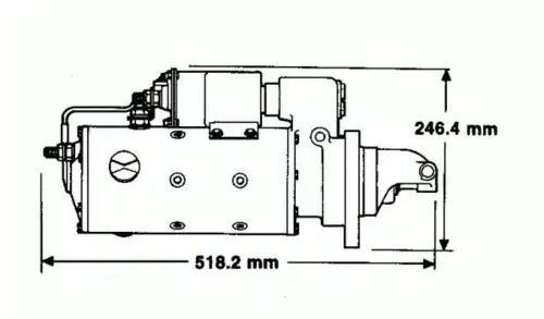Стартер DELCO REMY 10479343
