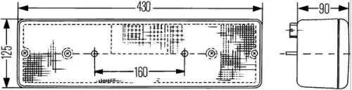 Фонарь задний HELLA 2SK 005 883-011