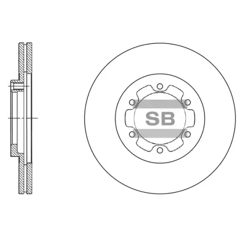 Тормозной диск SANGSIN SD4501