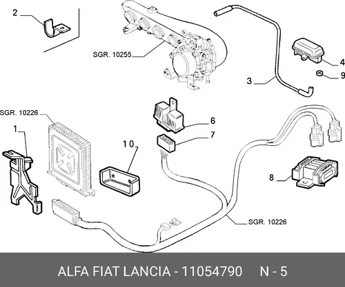 Fuse 11054790 LANCIA