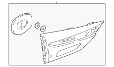 GRF8513F0B ПР.ЛАМПА/КРЫШКА БАГАЖ.ОТС MAZDA