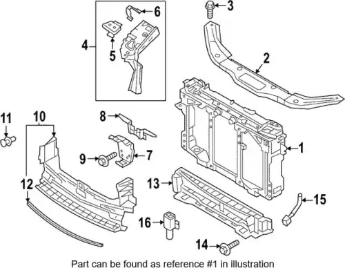 PANEL,SHROUD K12753110B MAZDA