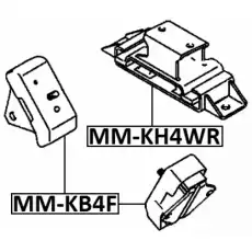 Подушка крепления КПП FEBEST MM-KH4WR