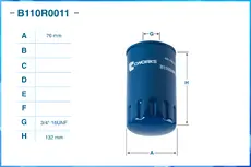 Фильтр масляный CWORKS B110R0011