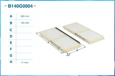 Салонный фильтр CWORKS B140G0004