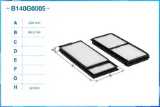 Салонный фильтр CWORKS B140G0005