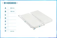 Салонный фильтр CWORKS B140G0033
