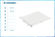 Салонный фильтр CWORKS B140G0089