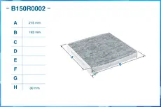Салонный фильтр CWORKS B150R0002