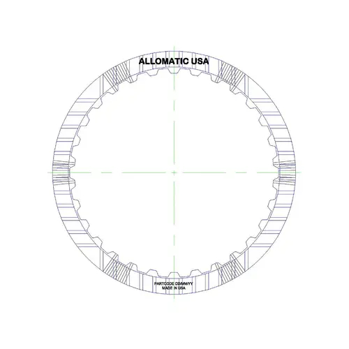 ФРИКЦИОННЫЙ ДИСК 512098 ALLOMATIC