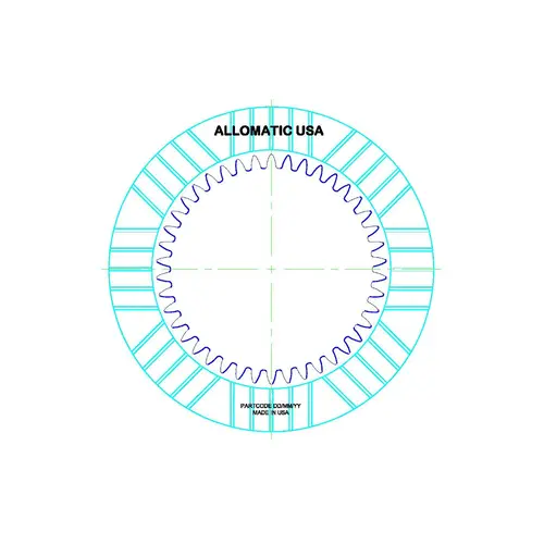 ФРИКЦИОННЫЙ ДИСК 512342 ALLOMATIC