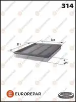 Фильтр воздушный EUROREPAR E 147 215
