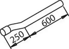 Выпускной трубопровод 50110 DINEX
