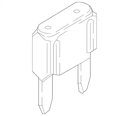 предохранитель mini fase 80a/midifuse-80 1879004940 MOBIS