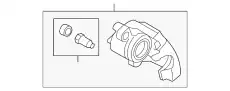Суппорт тормозной FORD DG1Z-2552-E