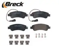 Тормозные колодки дисковые BRECK 244650070310