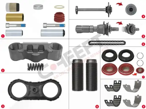 ремкомплект суппорта полный Knorr Bremse SL7 Type CHS1011 CHEEFT