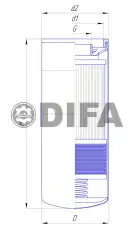 Фильтр масляный DIFA DIFA51112